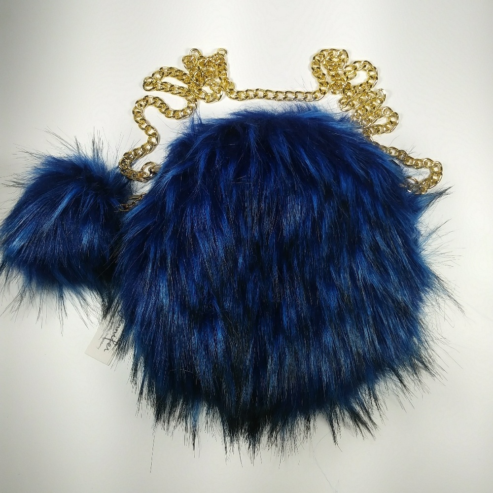 Faux Fur Hand Bag